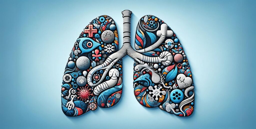Variedad de enfermedades pulmonares